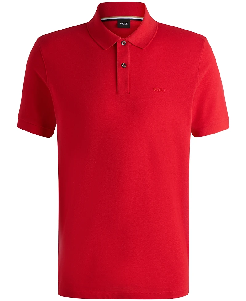 Boss by Hugo Men's Cotton Regular-Fit Polo Shirt