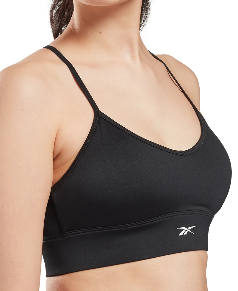 Reebok Women's Id Train Tri-Back Mid-Impact Sports Bra