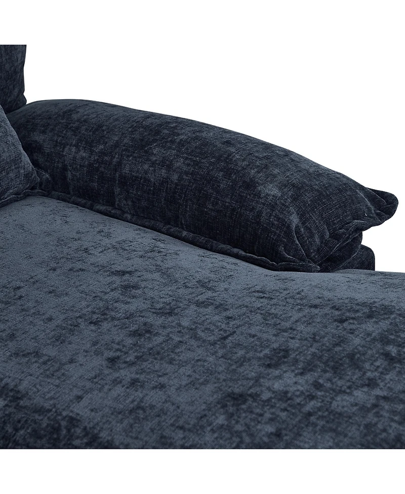 Streamdale Chenille fabric with double lounge chair combination sofa