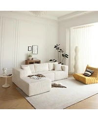 Streamdale Sectional Sofa Beige Left