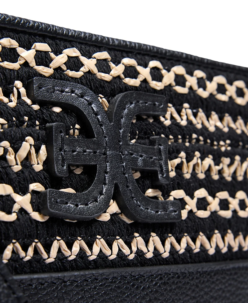 Sam Edelman Khiara Leather Espadrille Fan Crossbody Bag