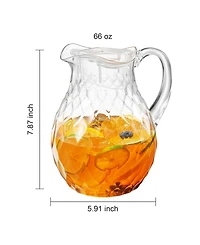 The Wine Savant Textured Vintage Quilted Pitcher