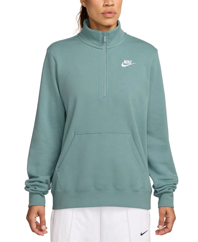 Nike Women's Sportswear Club Fleece 1/2-Zip Sweatshirt