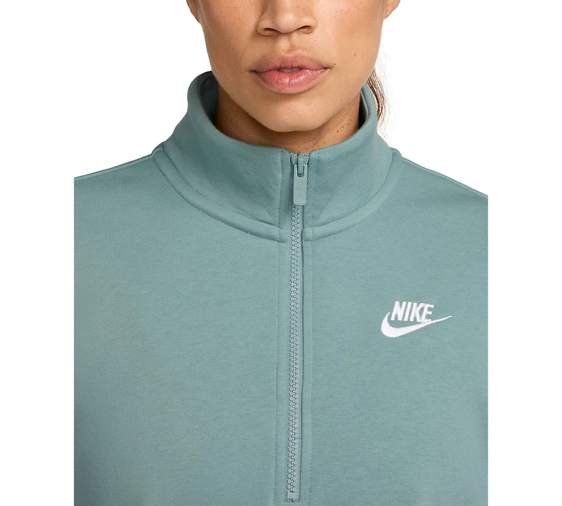 Nike Women's Sportswear Club Fleece 1/2-Zip Sweatshirt