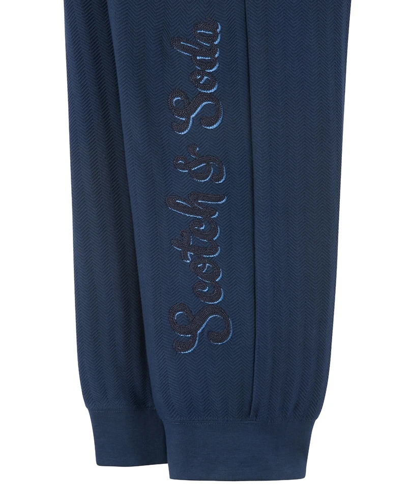 Scotch & Soda Big Boys Knit Herringbone Jogger Pants