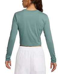 Nike Sportswear Women's Chill Knit Slim Long-Sleeve Cropped Top