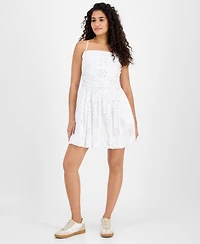 And Now This Women's Eyelet Tube Mini Dress, Exclusively at Macy's