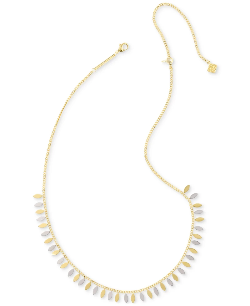 Kendra Scott 14k Gold-Plated Multicolor 19" Adjustable Statement Necklace