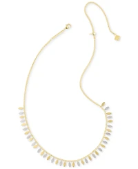 Kendra Scott 14k Gold-Plated Multicolor 19" Adjustable Statement Necklace