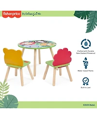 Dream On Me Fisher Price Animal Kingdom Table & Chair in Jungle Print