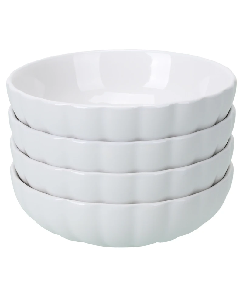 Bia Cordon Bleu Petal 4-Pc. Dinner Bowls Set, Service for 4