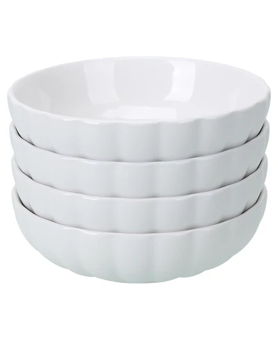 Bia Cordon Bleu Petal 4-Pc. Dinner Bowls Set, Service for 4