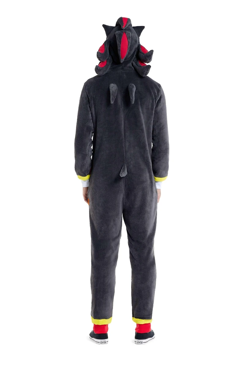 OppoSuits Men's Official Knuckles Union Suit - Sonic the Hedgehog Body for Adults Red