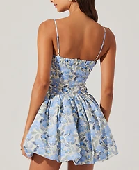 Astr the Label Women's Larissa Bubble-Hem Mini Dress