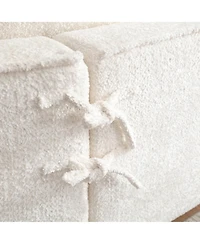 Streamdale Cozy Boucle Sofa Triple Seat with Unique Design