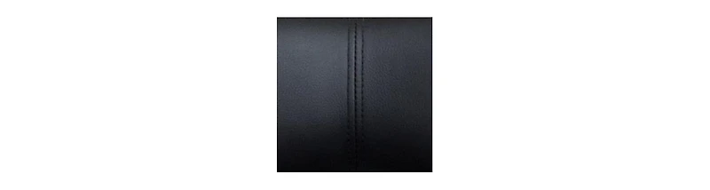 Streamdale Adjustable Upholstered Swivel Barstool Set of 2, Black