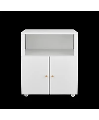 Streamdale Mobile Printer Stand with File Cabinet