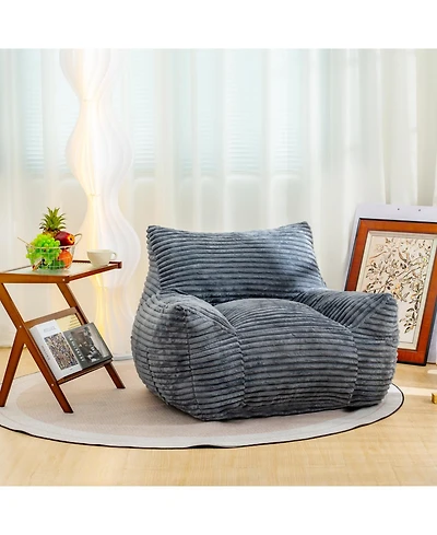 Streamdale Comfy Bean Bag Chair, Armrests, Oversized Lazy Floor Sofa