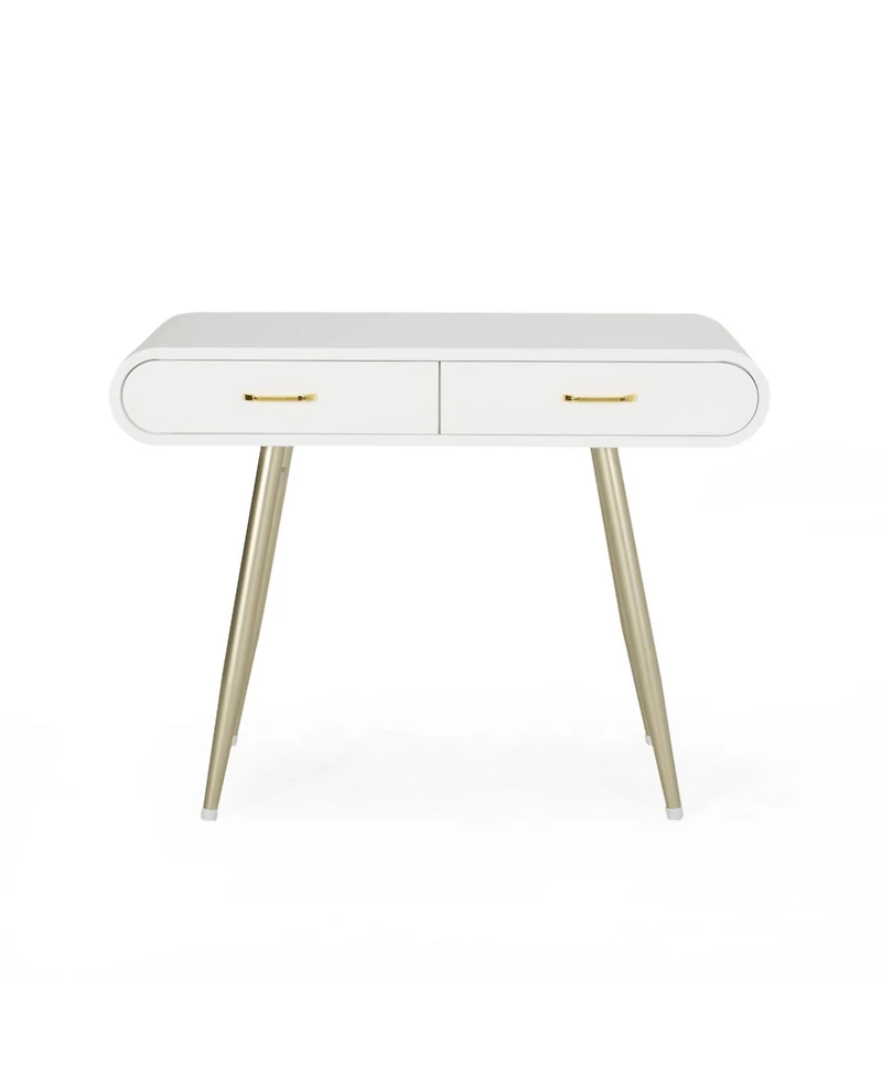 Streamdale Sleek and Sophisticated Neutrals Vanity Table with Drawers