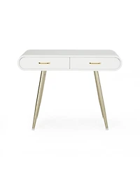 Streamdale Sleek and Sophisticated Neutrals Vanity Table with Drawers