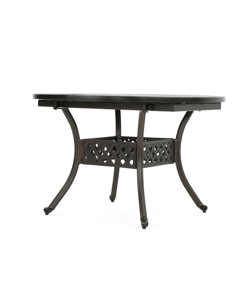 Streamdale Versatile Aluminum Extendable Outdoor Dining Table for Patio