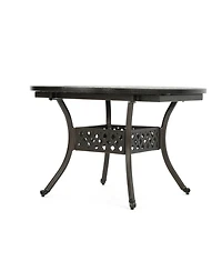 Streamdale Versatile Aluminum Extendable Outdoor Dining Table for Patio
