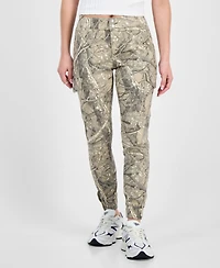 Madden Girl Juniors' Camo Print Jogger Pants