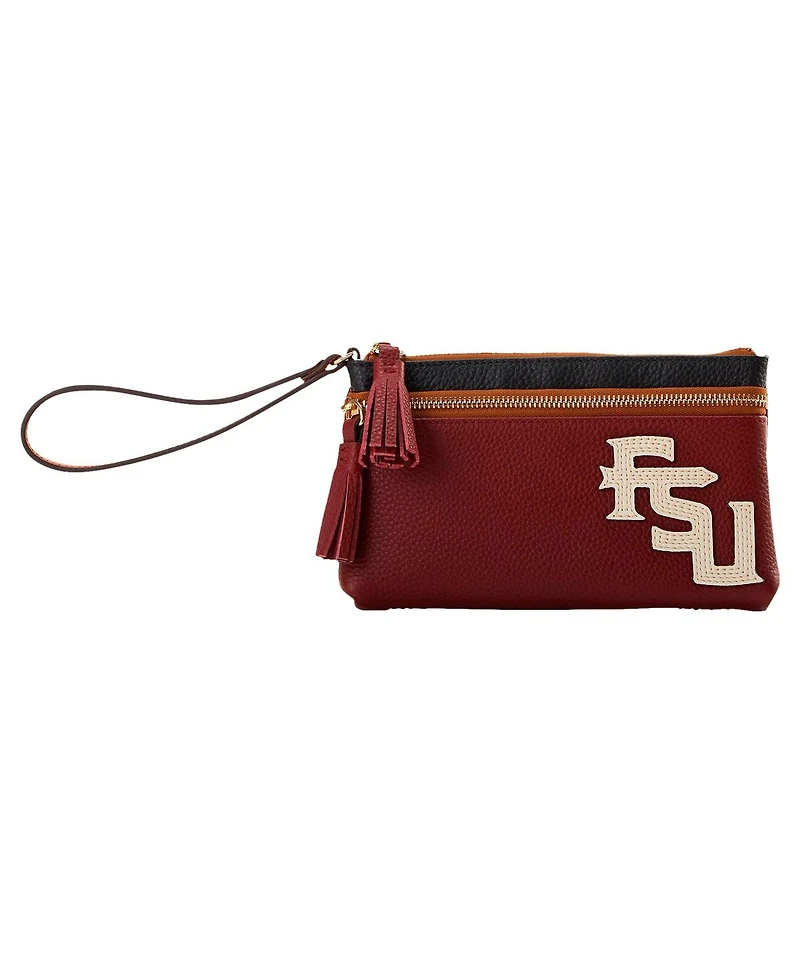 Dooney & Bourke Florida State Seminoles Infield Double-Zip Wristlet