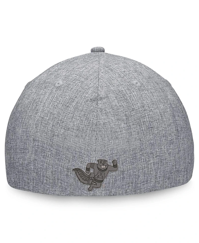 Top of the World Men's Gray Minnesota Golden Gophers Grit Flex Hat