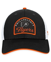 Fanatics Men's Black/White Philadelphia Flyers Fundamental Adjustable Hat