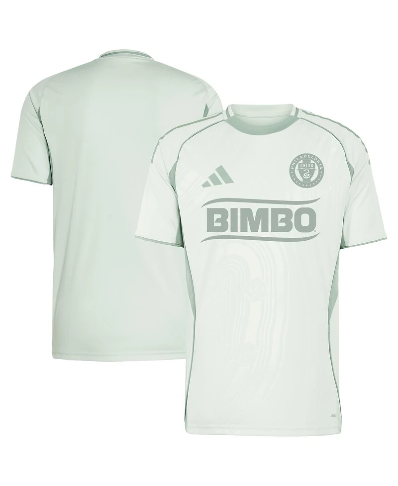Adidas Men's Light Green Philadelphia Union 2025 One Planet Pre-Match Jersey