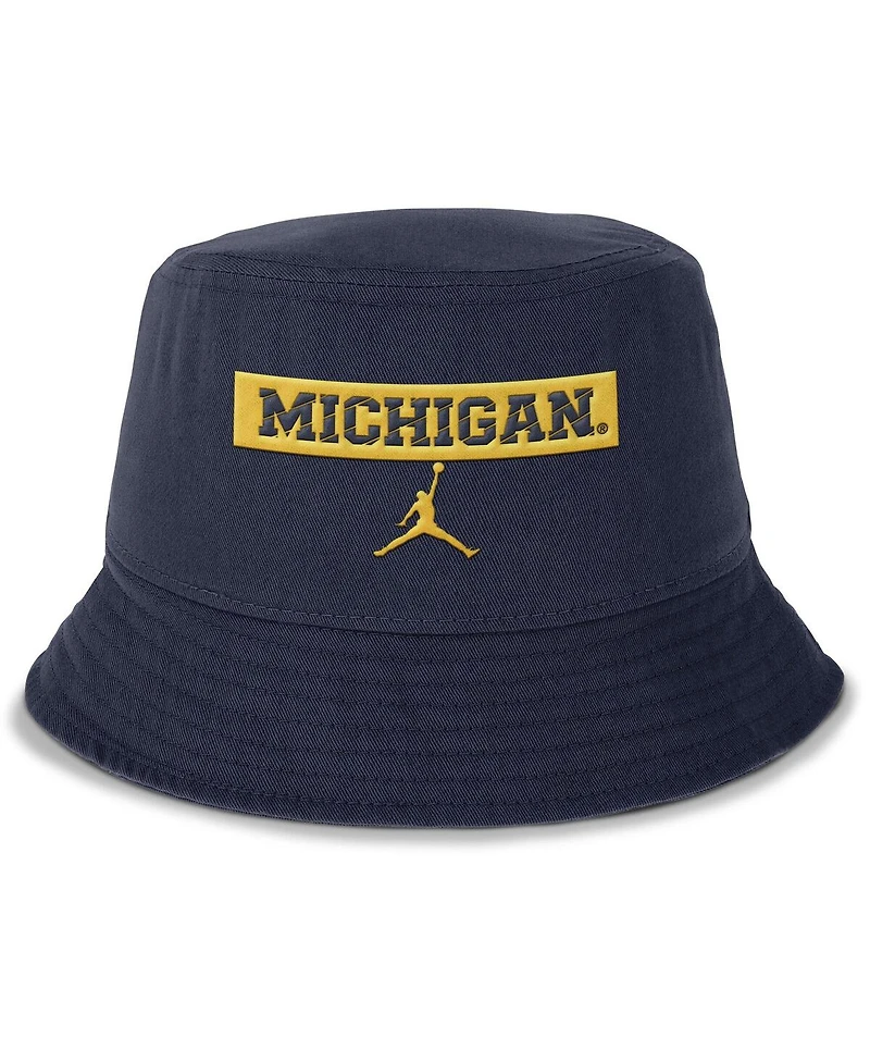 Jordan Men's Navy Michigan Wolverines Apex Bucket Hat