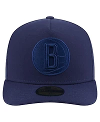 New Era Men's Navy Brooklyn Nets Colorpack A-Frame Pinch Front 59FIFTY Fitted Hat