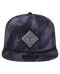 New Era Men's Navy Texas Rangers Printed Golfer Snapback Hat
