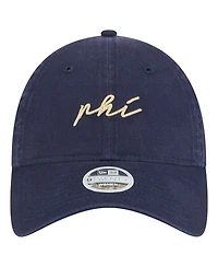 New Era Women's Navy Philadelphia Union Script 9TWENTY Adjustable Hat