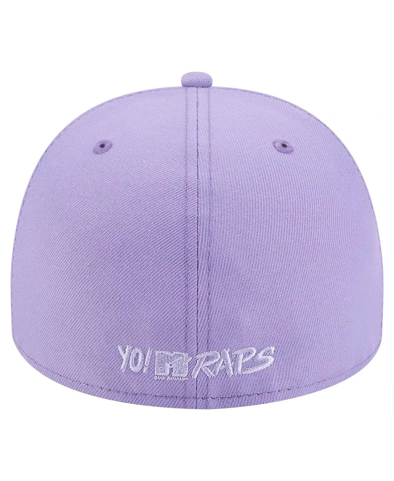 New Era Men's Purple Yo Mtv Raps A-Frame 59FIFTY Fitted Hat