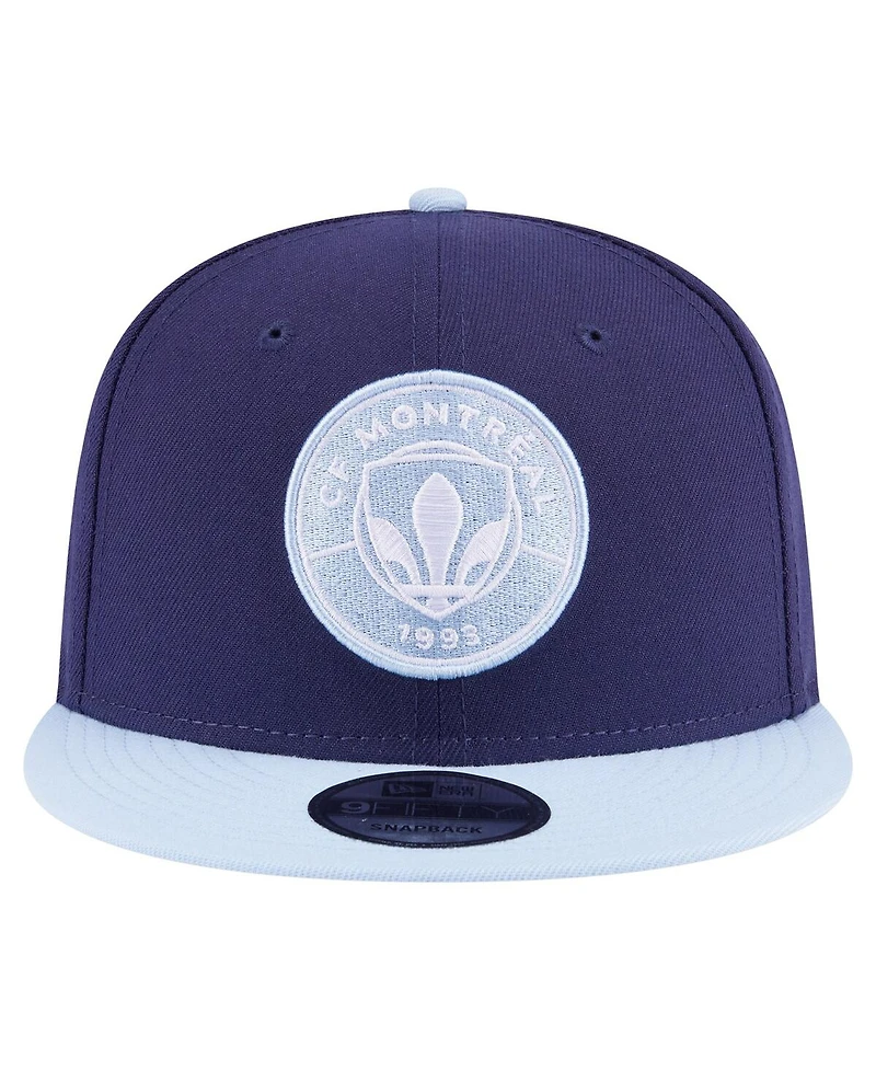 New Era Men's Navy Cf Montreal Color Pack Two-Tone 9FIFTY Snapback Hat