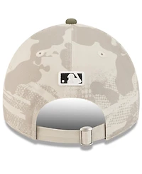 New Era Women's Light Beige/Olive Boston Red Sox 2025 Armed Forces Day 9TWENTY Adjustable Hat