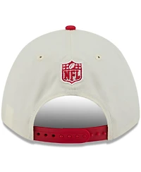 New Era Men's Cream/Red Kansas City Chiefs 2025 Nfl Draft 9FORTY A-Frame M-Crown Adjustable Hat