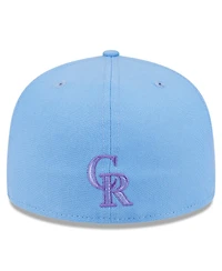 New Era Men's Light Blue Colorado Rockies 2025 City Connect Fan Pack 59FIFTY Fitted Hat