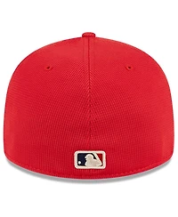 New Era Men's Red Texas Rangers City Connect Batting Practice Low Profile 59FIFTY Fitted Hat