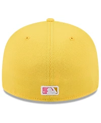 New Era Men's Yellow San Diego Padres City Connect Batting Practice Low Profile 59FIFTY Fitted Hat