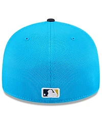 New Era Men's Neptune Blue/Navy Philadelphia Phillies City Connect Batting Practice Low Profile 59FIFTY Fitted Hat
