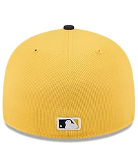 New Era Men's Yellow/Black Minnesota Twins City Connect Batting Practice Low Profile 59FIFTY Fitted Hat