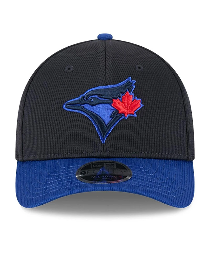 New Era Men's Navy/Royal Toronto Blue Jays City Connect Batting Practice 9FORTY M-Crown Adjustable Hat