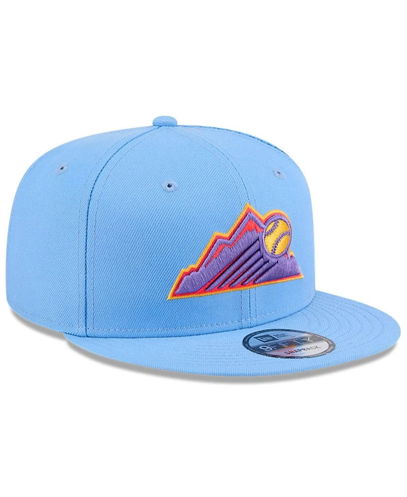 New Era Men's Light Blue Colorado Rockies 2025 City Connect 9FIFTY Snapback Hat