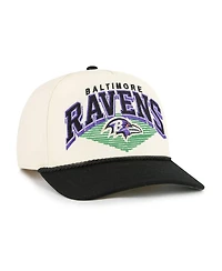 '47 Brand Men's Cream Baltimore Ravens Pomona Rope Hitch Adjustable Hat