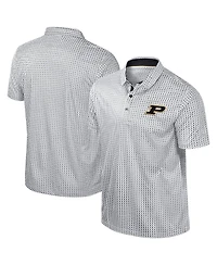 Colosseum Men's Black Purdue Boilermakers Big Tall Marty Rival Polo Shirt