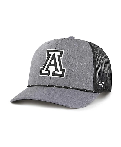 '47 Brand Men's Gray Arizona Wildcats Carbon Rope Adjustable Hat
