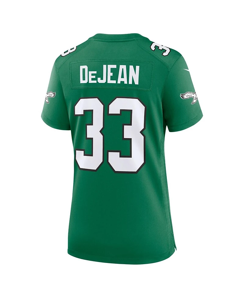 Nike Women's Cooper DeJean Kelly Green Philadelphia Eagles Alternate Game Jersey